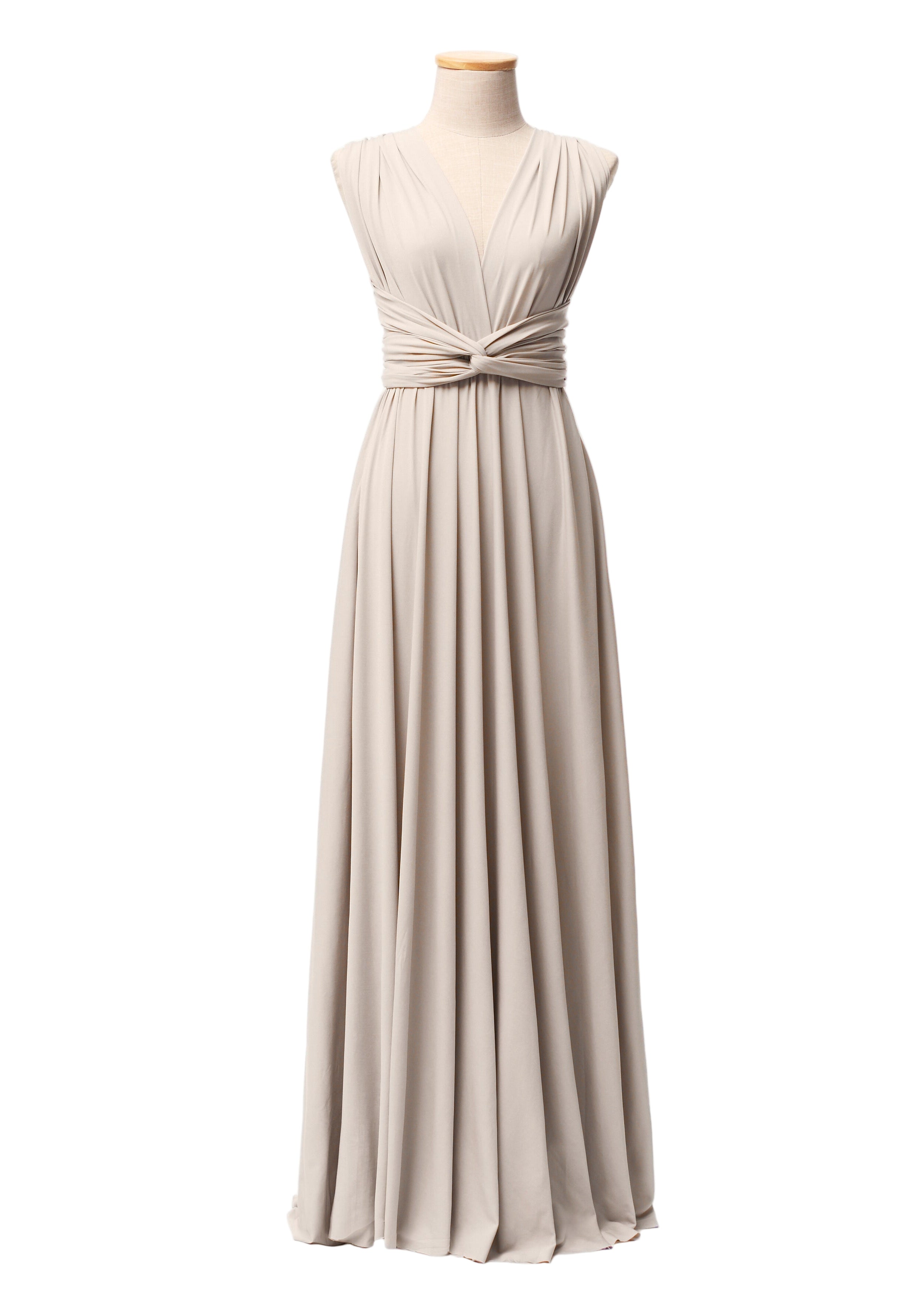Champagne Classic Infinity Gown PRE ORDER - The Gown House 
