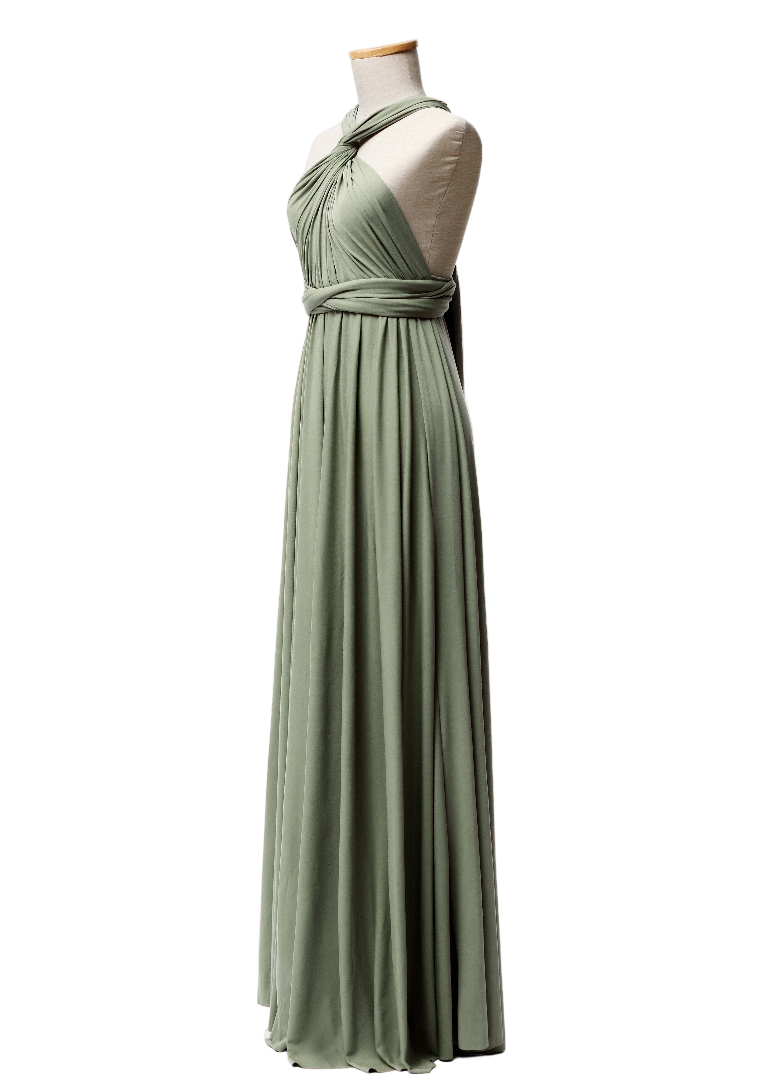 Sage Classic Infinity Gown - The Gown House 