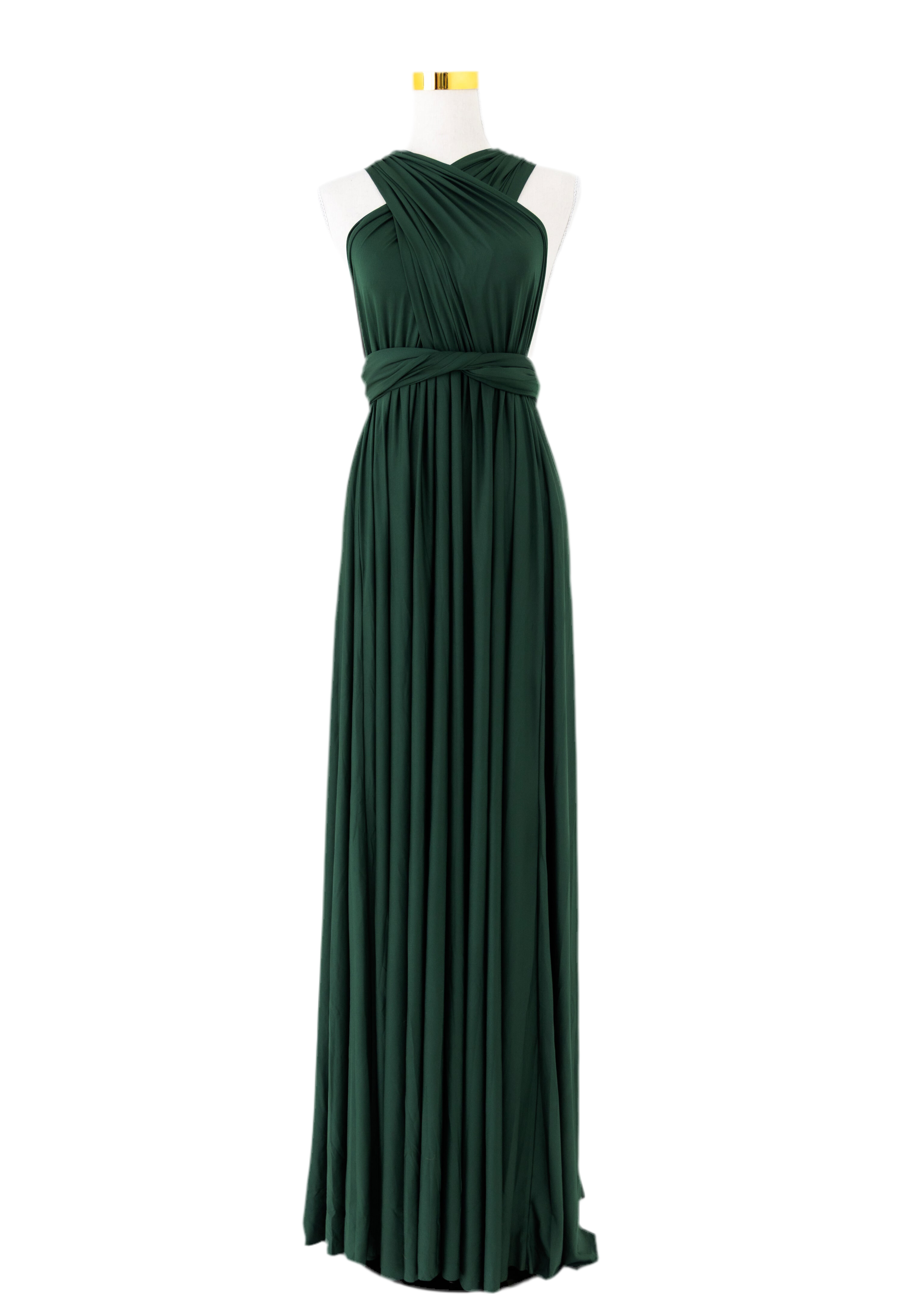 Classic Emerald Infinity Gown