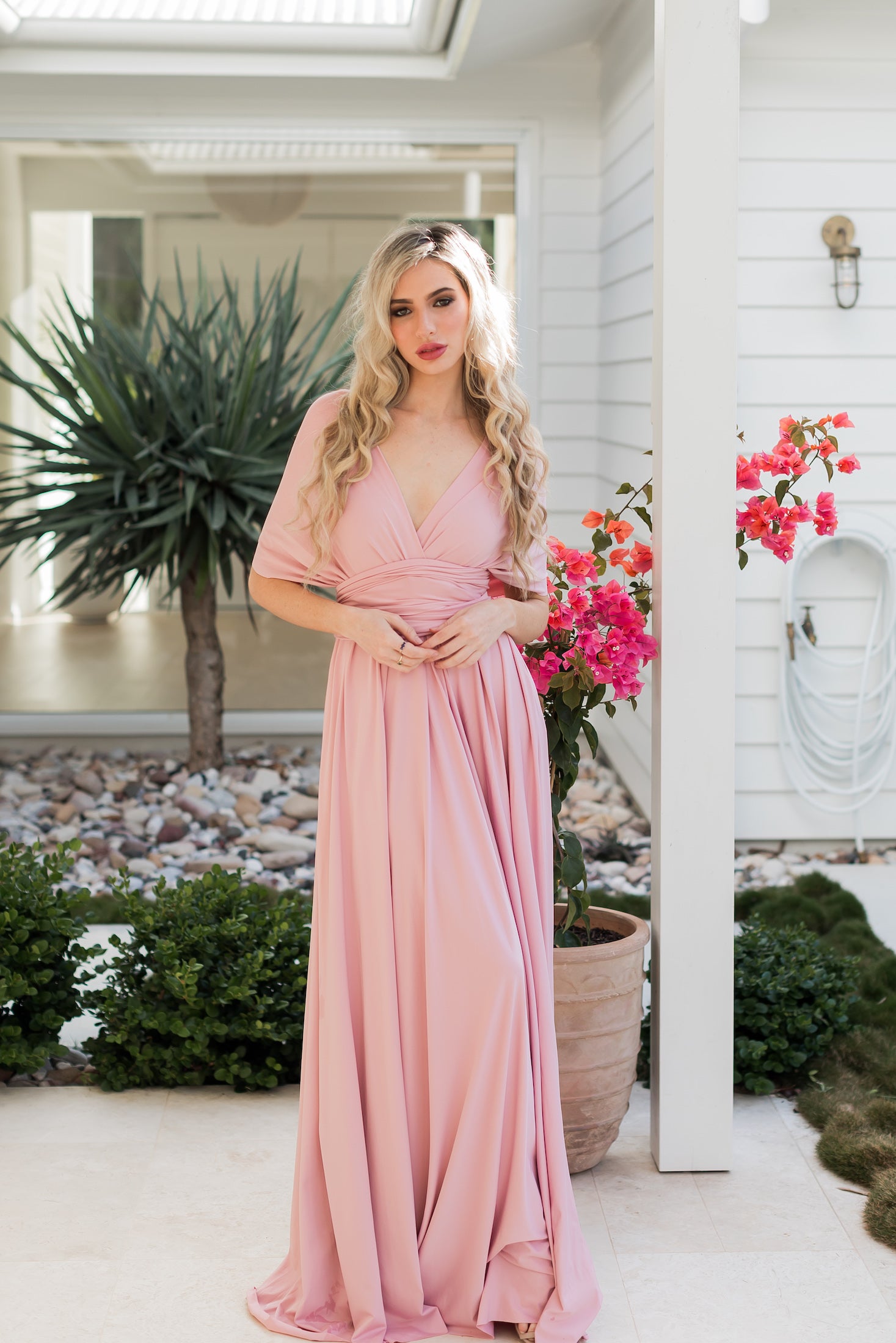 Blush Pink Infinity Gown