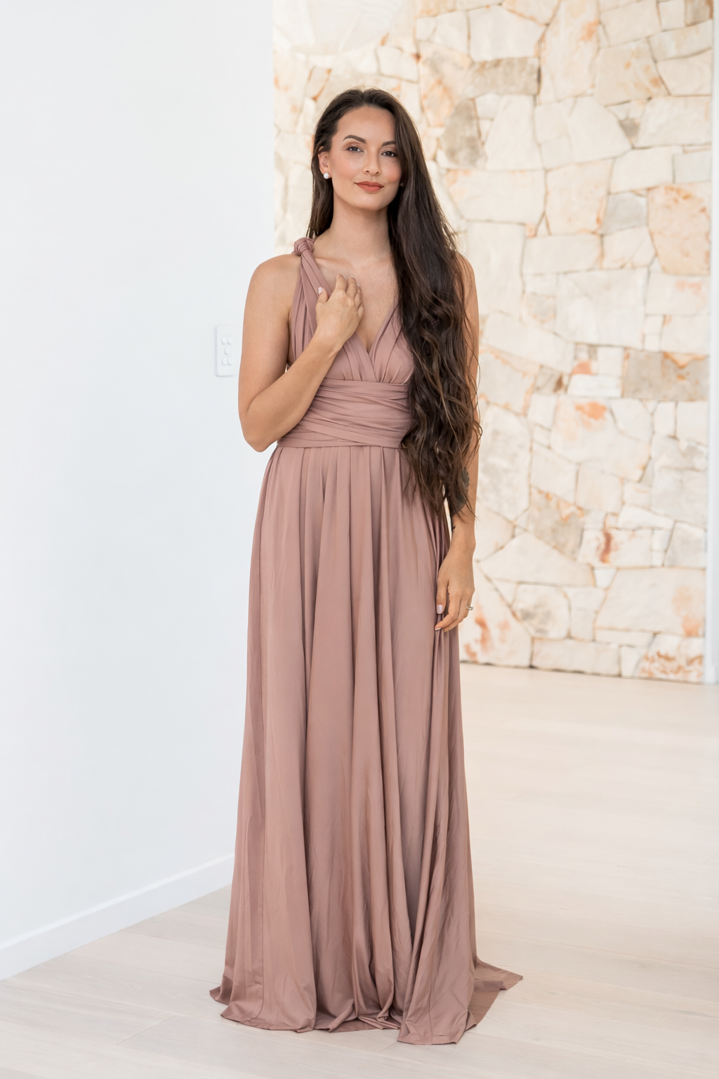 Dusty Orchid Infinity Gown - The Gown House 