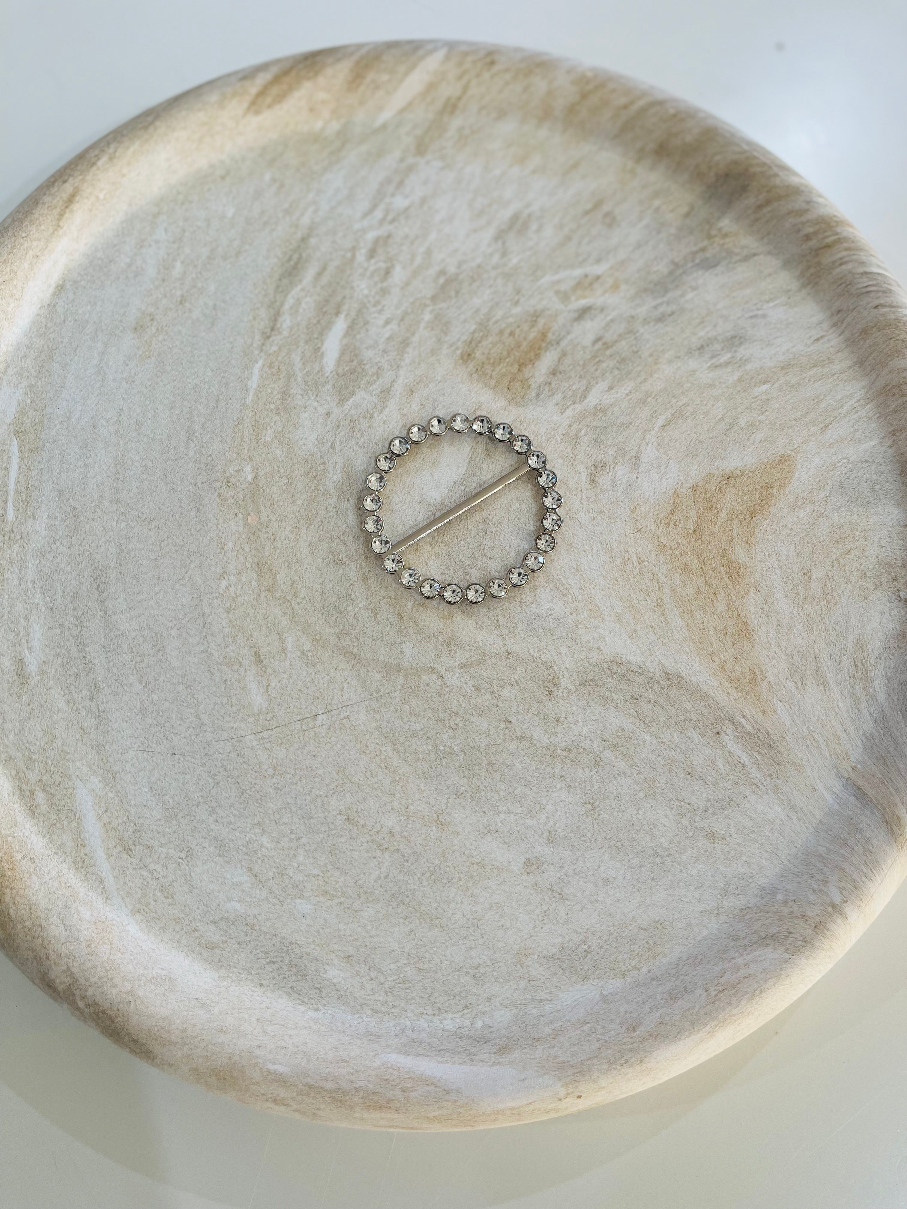 Large Rhinestone Buckle