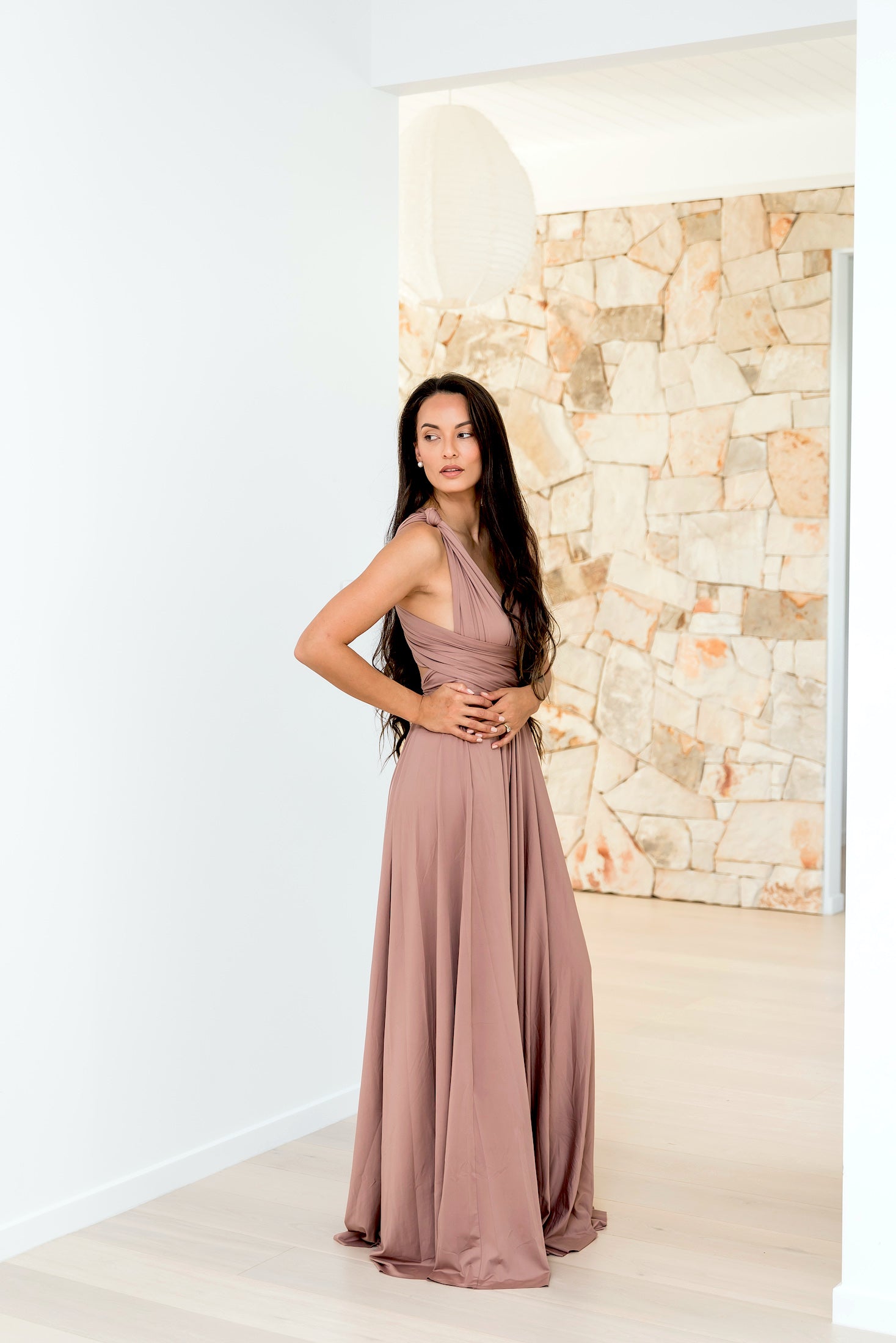 Dusty Orchid Infinity Gown