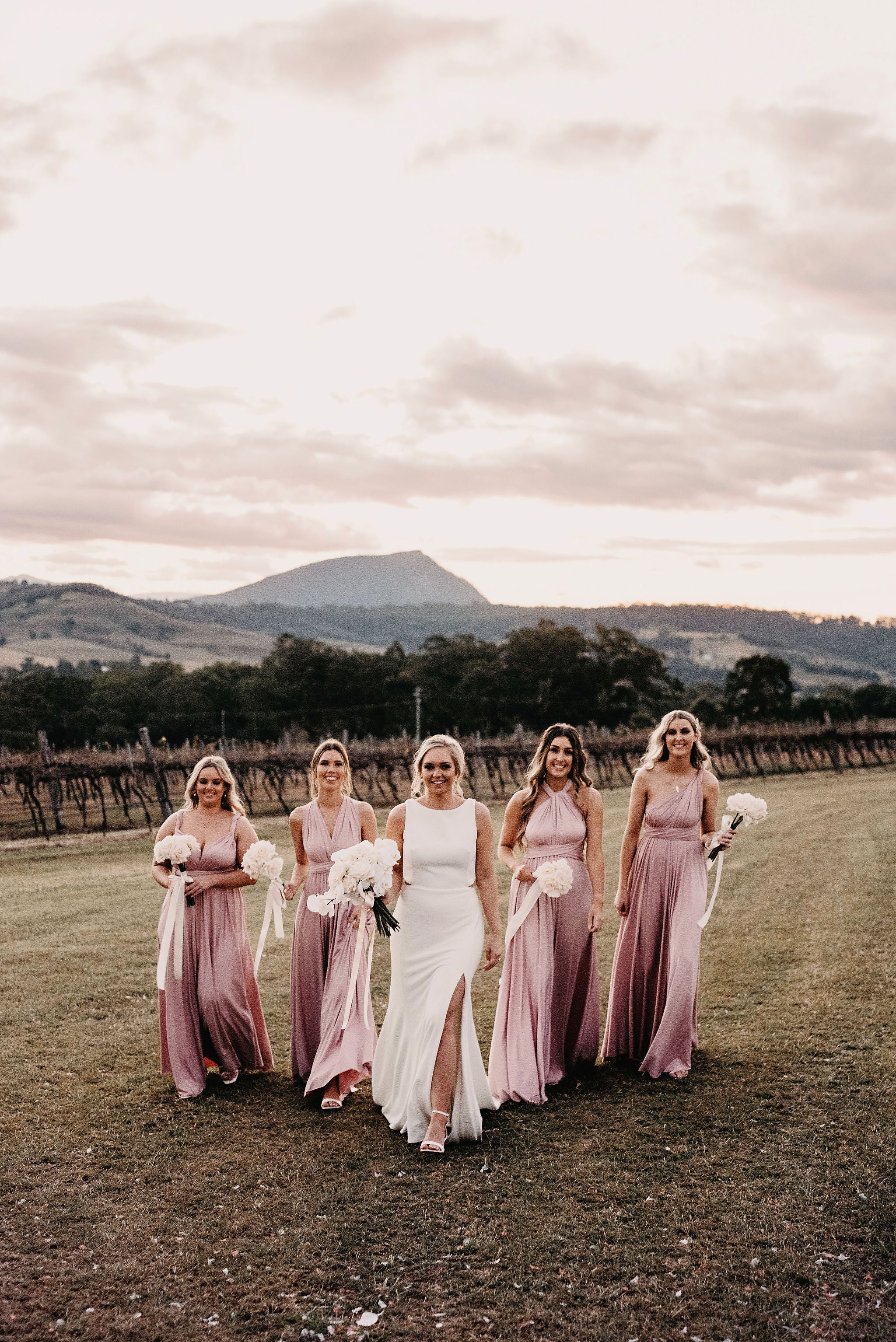 Blush Pink Infinity Gown - The Gown House 
