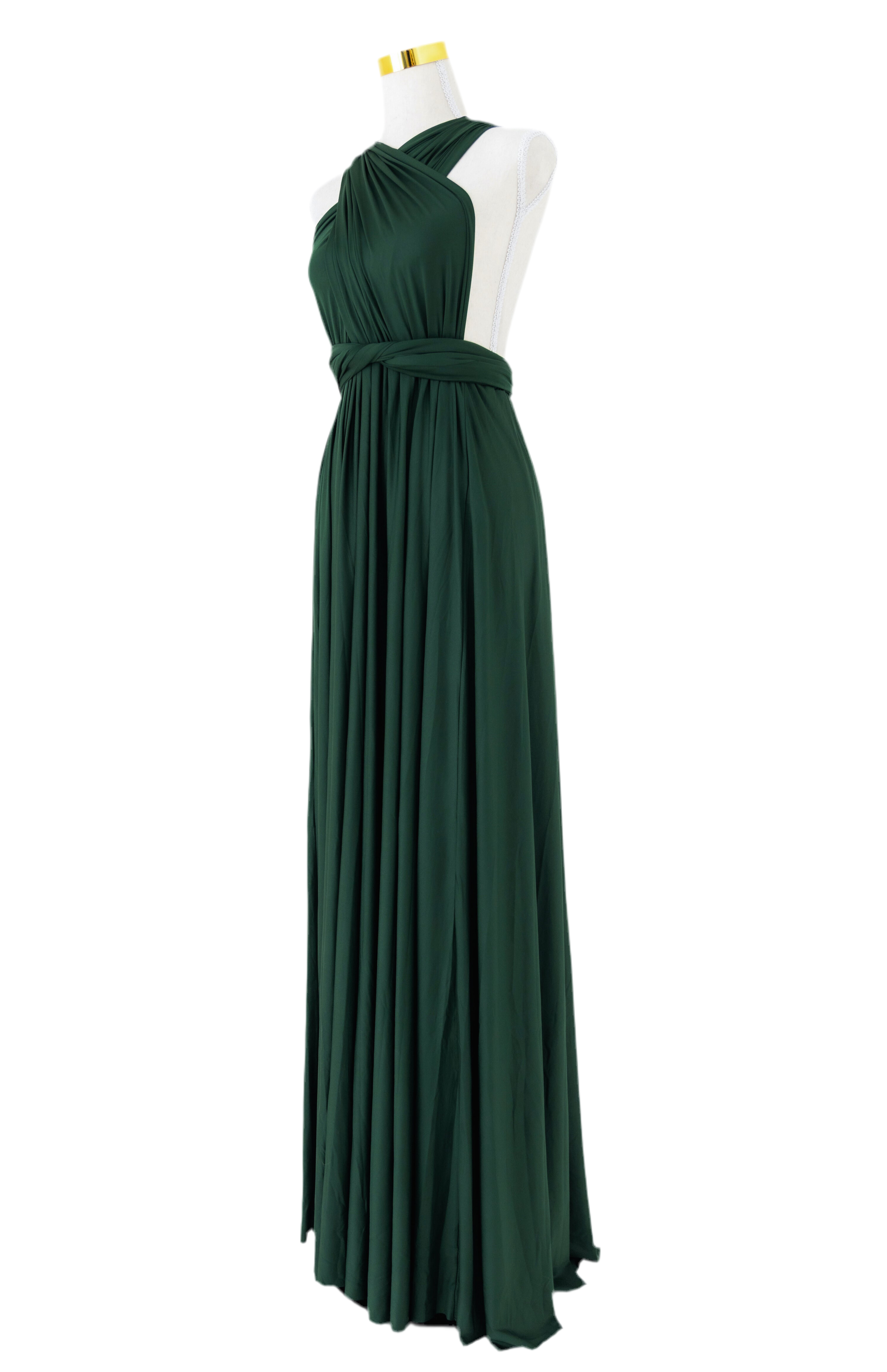 Classic Emerald Infinity Gown