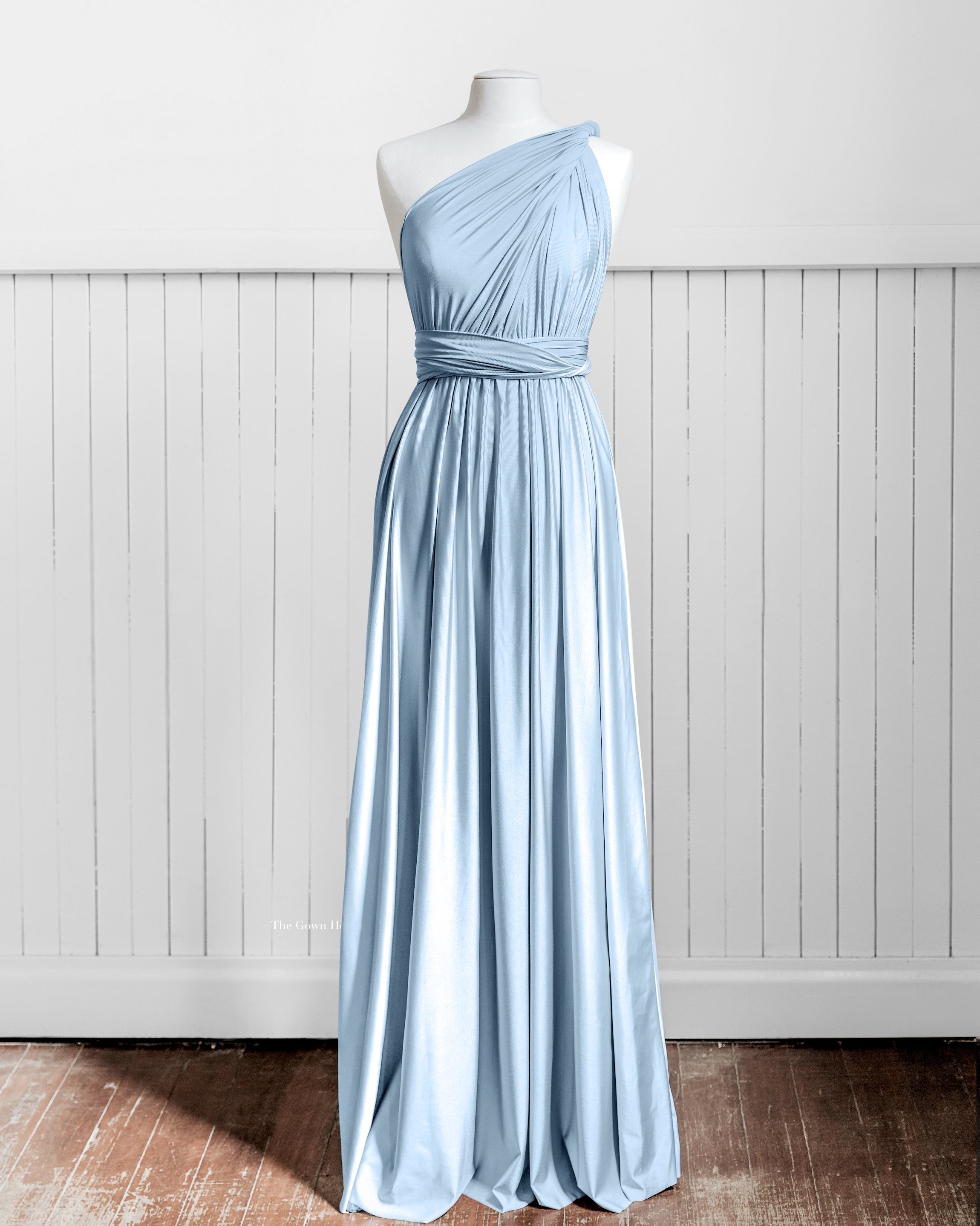 Pastel Blue Infinity Gown SALE - The Gown House 