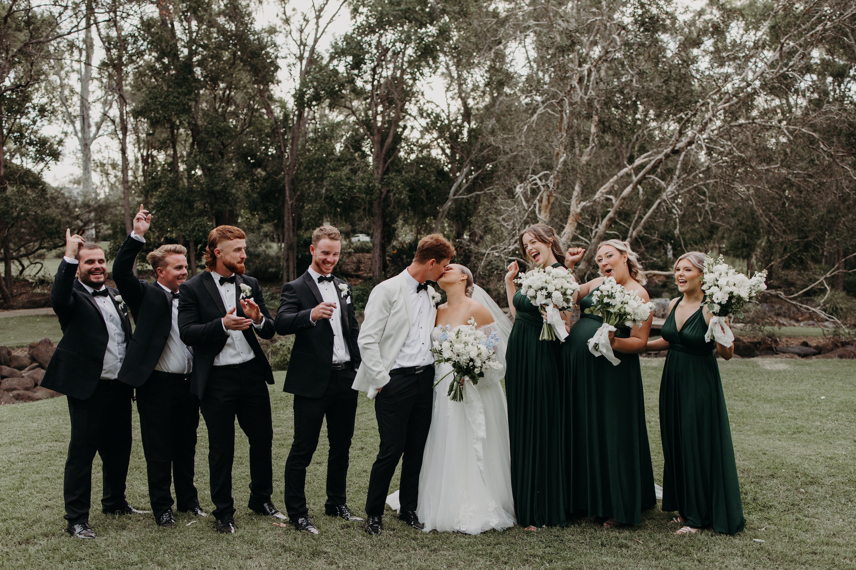 Classic Emerald Infinity Gown