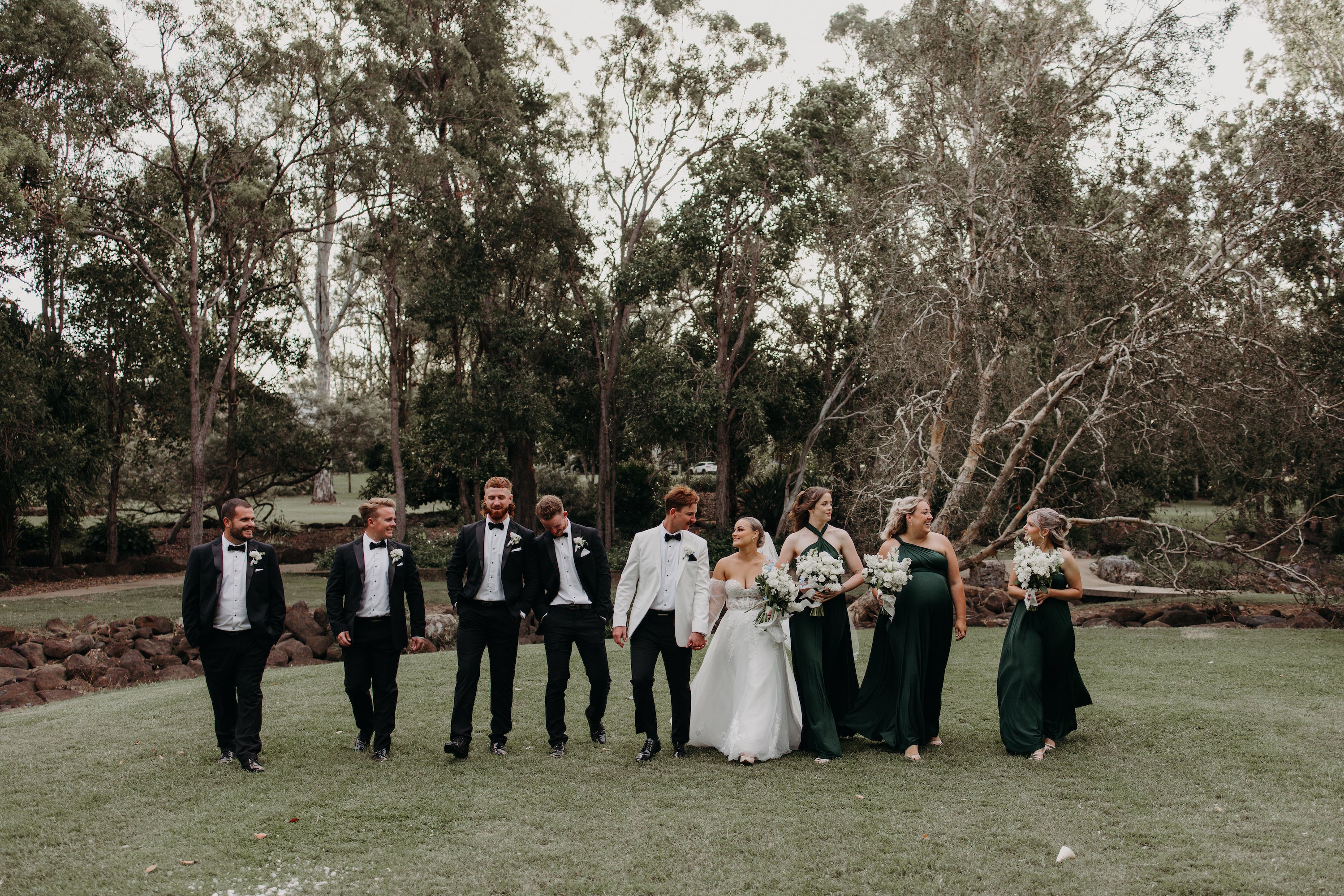 Classic Emerald Infinity Gown