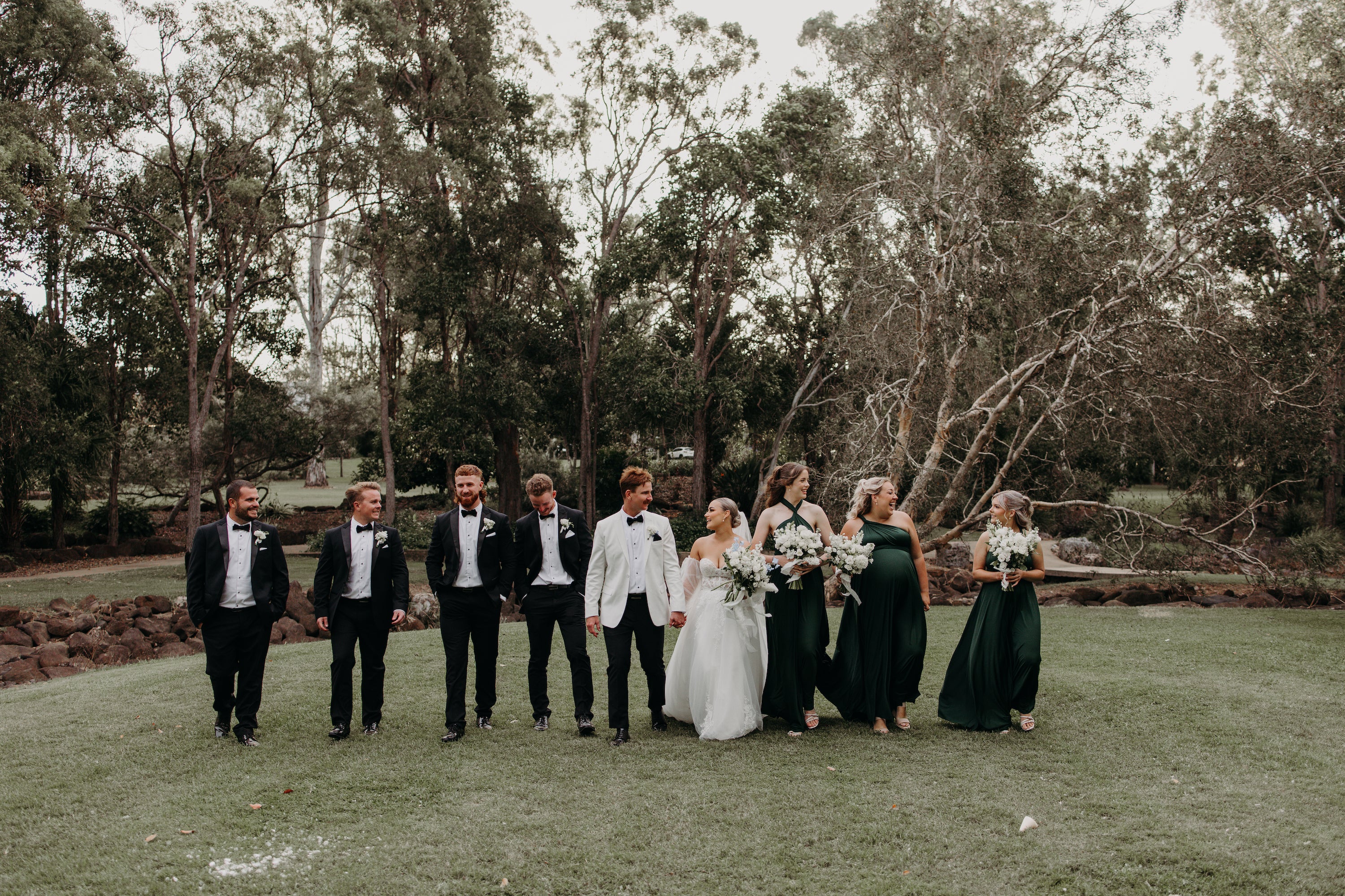 Classic Emerald Infinity Gown