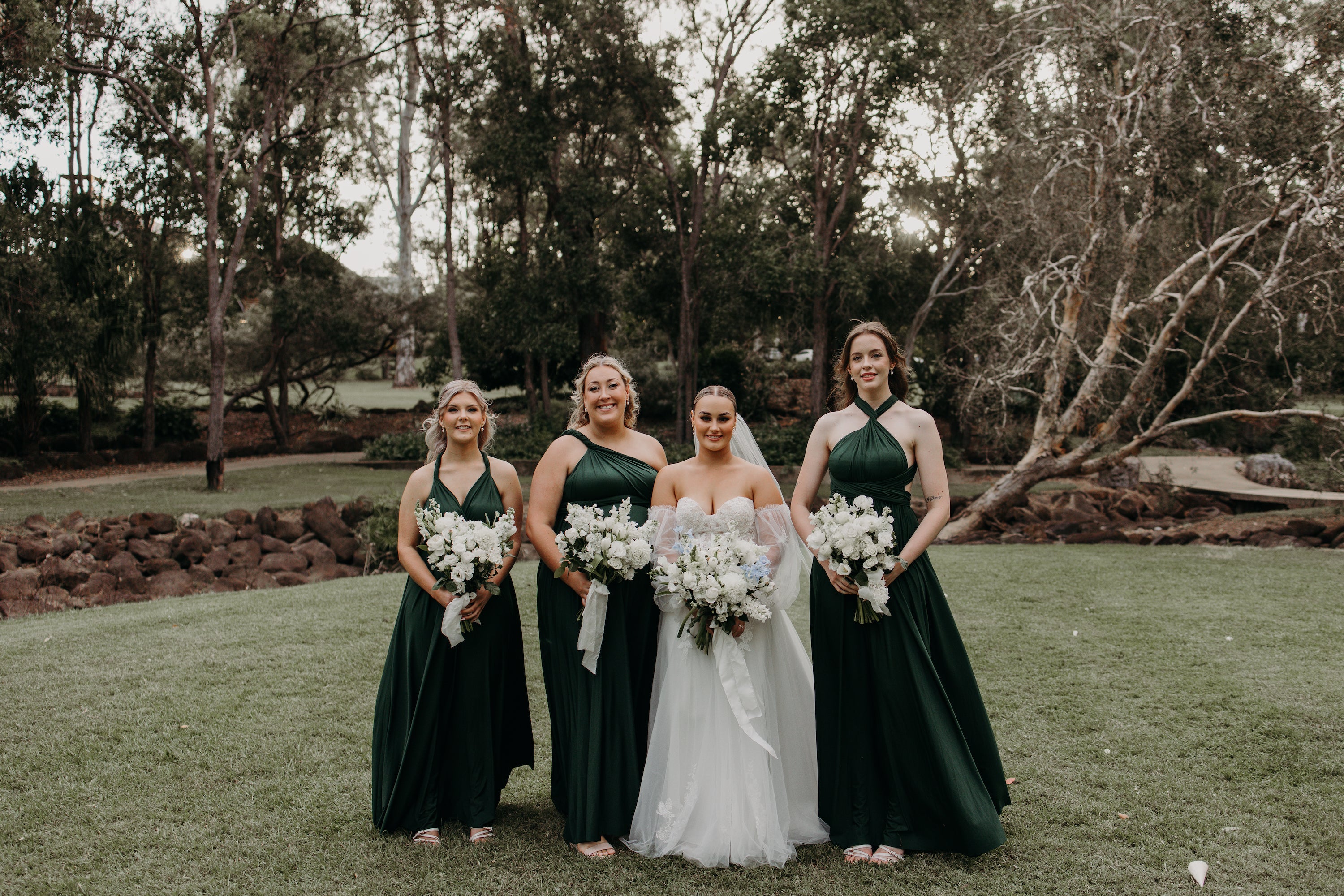 Classic Emerald Infinity Gown