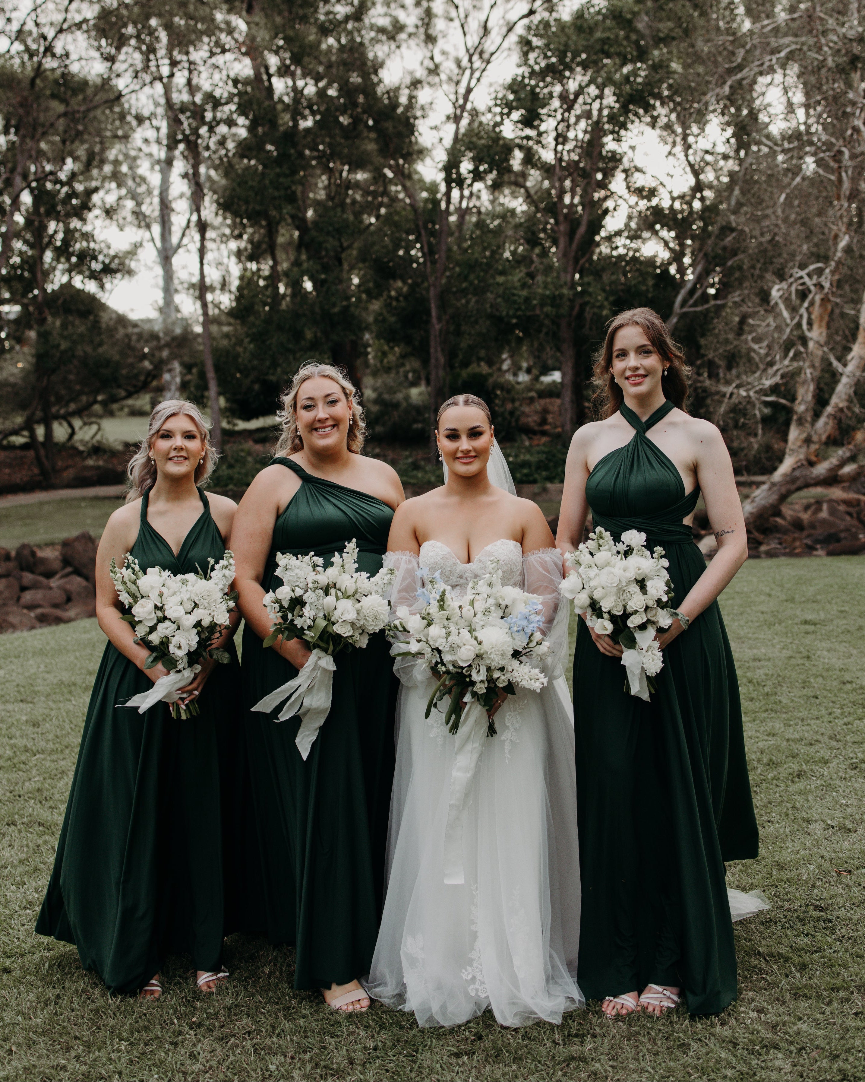 Classic Emerald Infinity Gown
