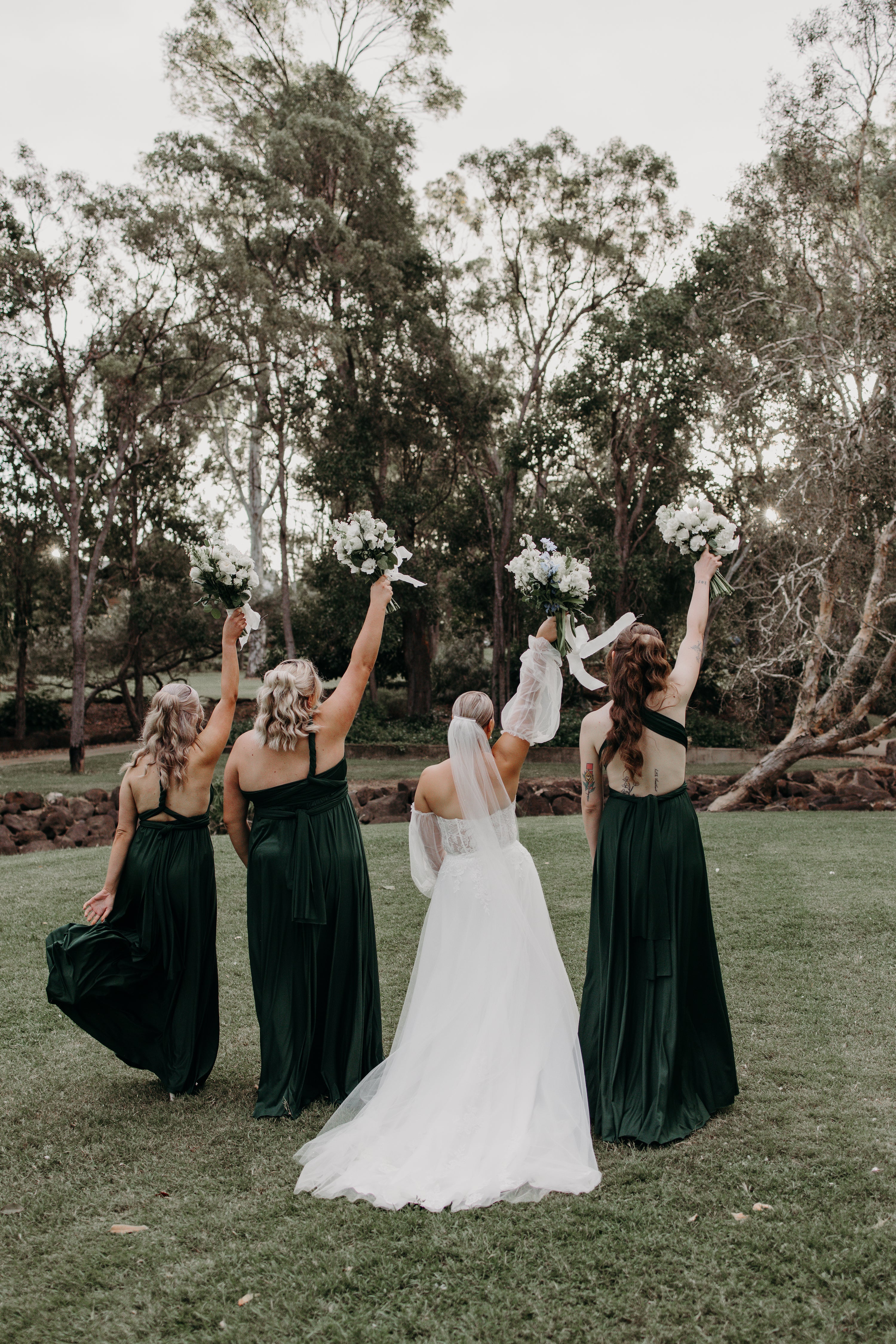 Classic Emerald Infinity Gown