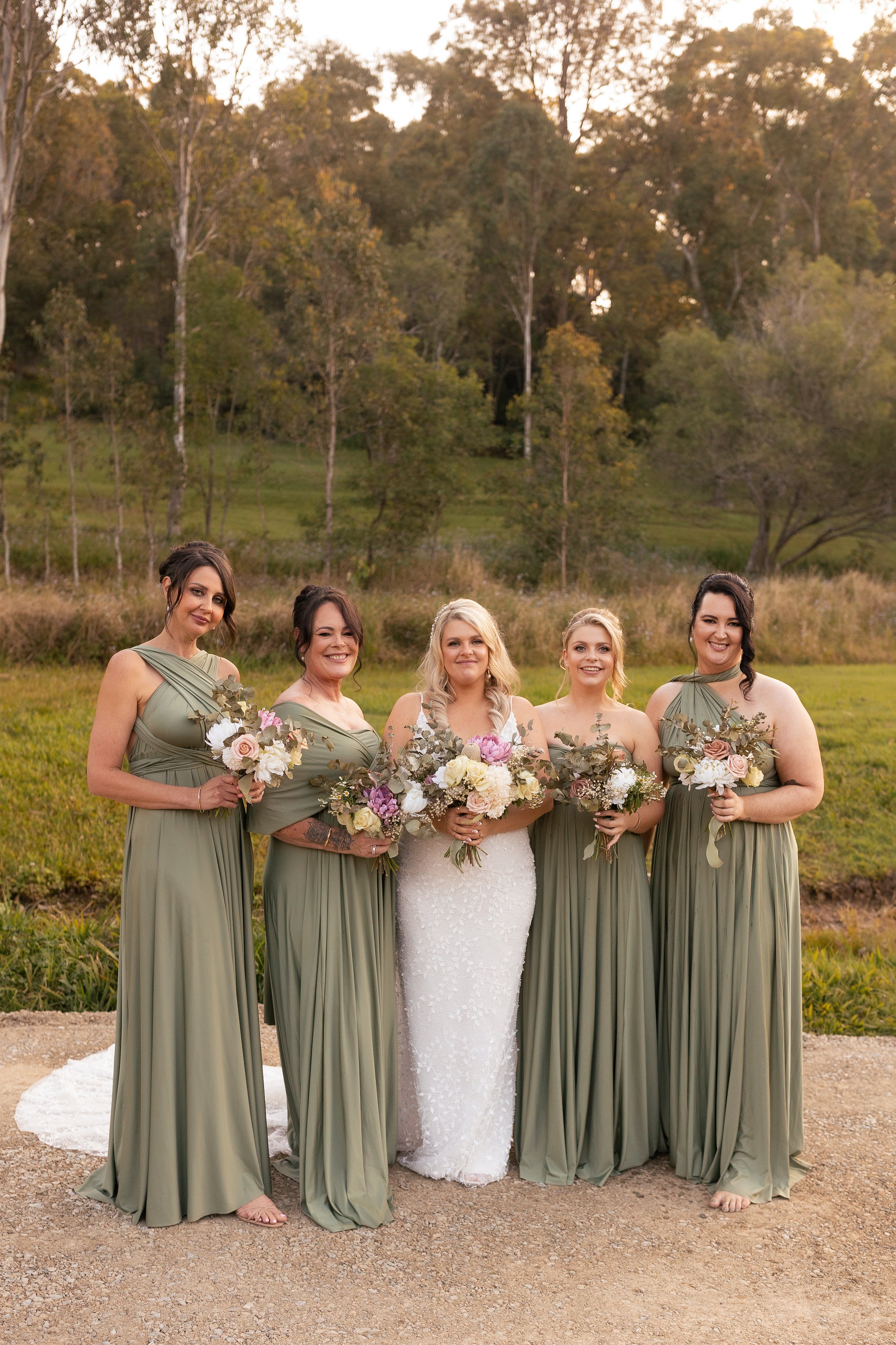 Infinity Multiway Bridesmaid Dresses Australia Sage Classic Infinity Gown