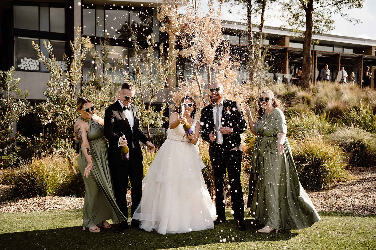 Sage Infinity Gown - The Gown House 