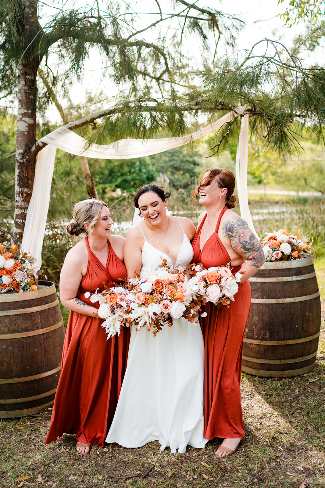 Rust Infinity Gown