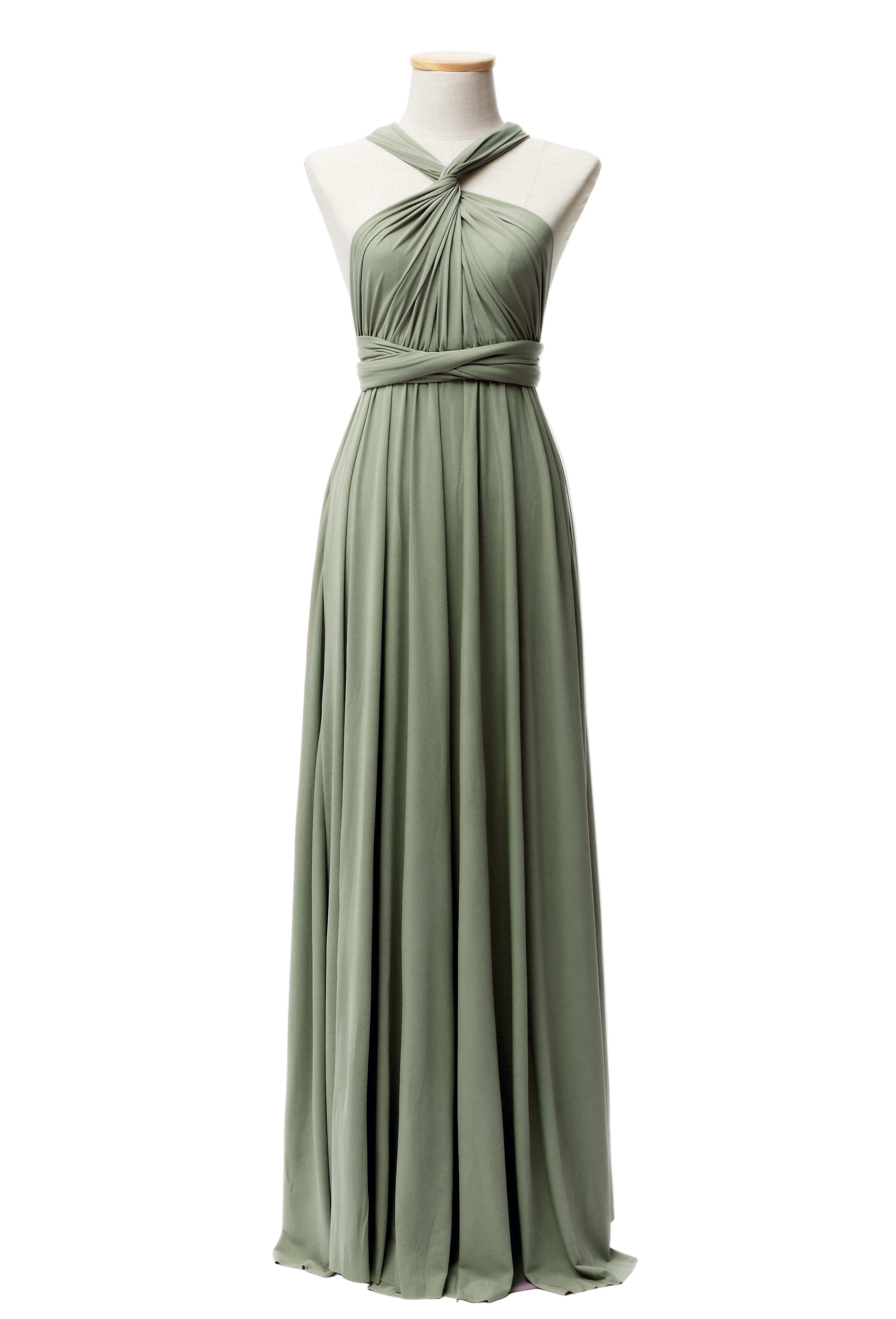 Sage Infinity Gown - The Gown House 