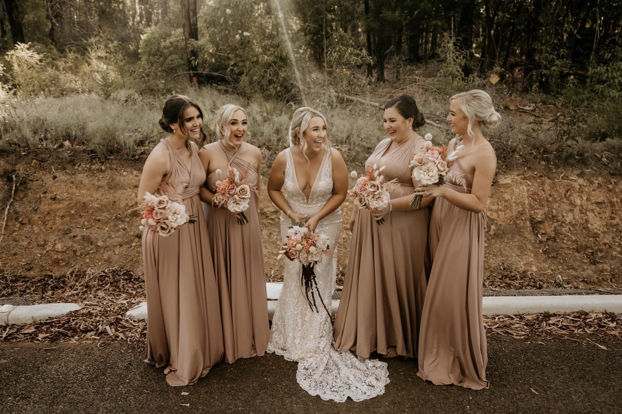 Mocha Infinity Gown - The Gown House 