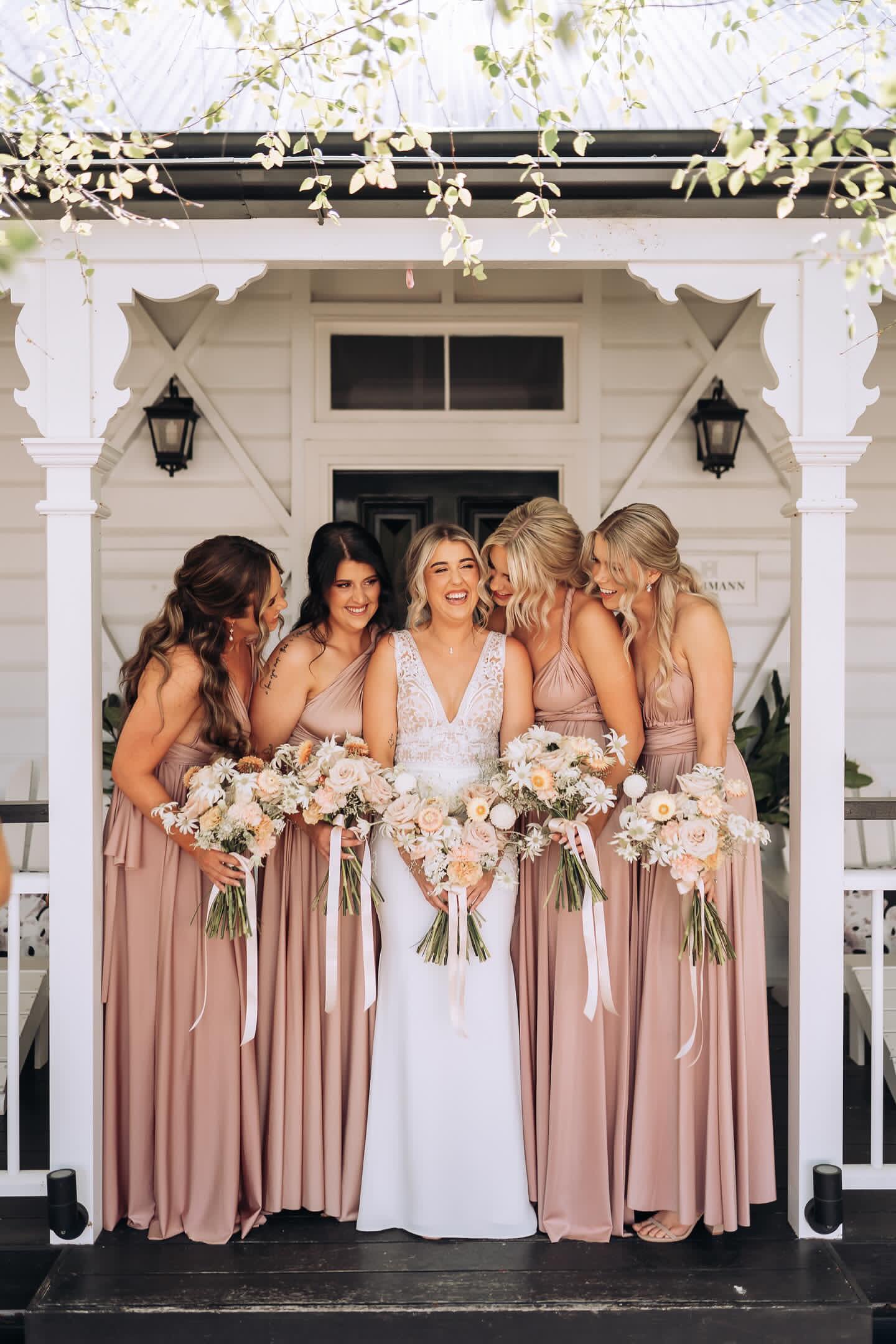 Dusty Orchid Luxe Satin Infinity Gown FINAL SALE