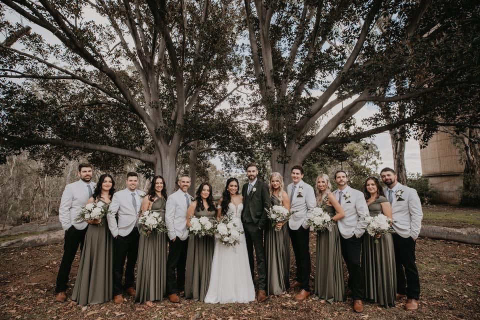 Infinity Multiway Bridesmaid Dresses Australia Olive Luxe Satin Infinity Gown