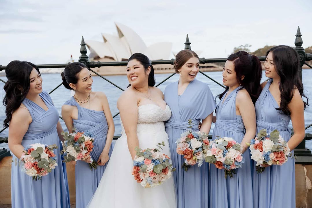 Infinity Multiway Bridesmaid Dresses Australia Dusty Blue Classic Infinity Gown