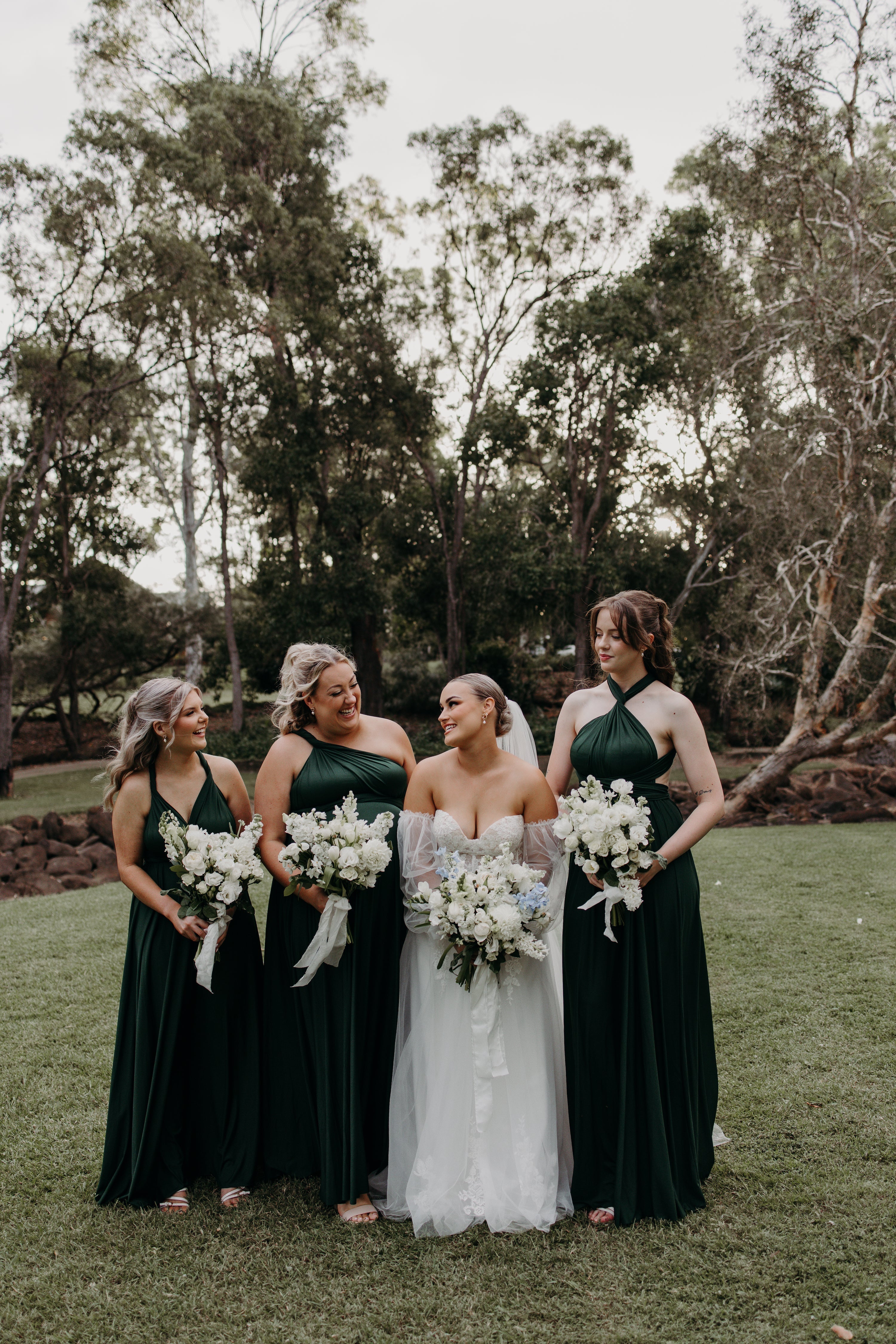 emerald green bridesmaid dress australia Emerald Bridesmaids