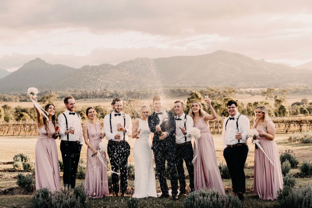 Infinity Multiway Bridesmaid Dresses Australia Blush Pink Luxe Satin Infinity Gown