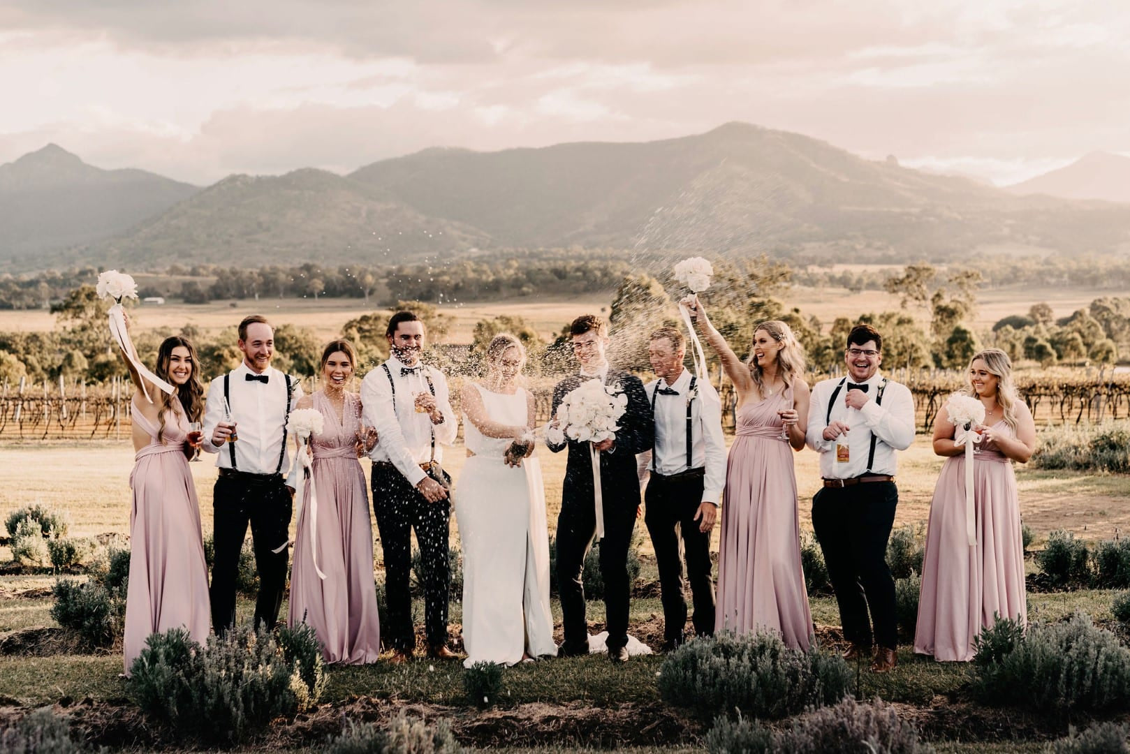 Infinity Multiway Bridesmaid Dresses Australia Blush Pink Luxe Satin Infinity Gown