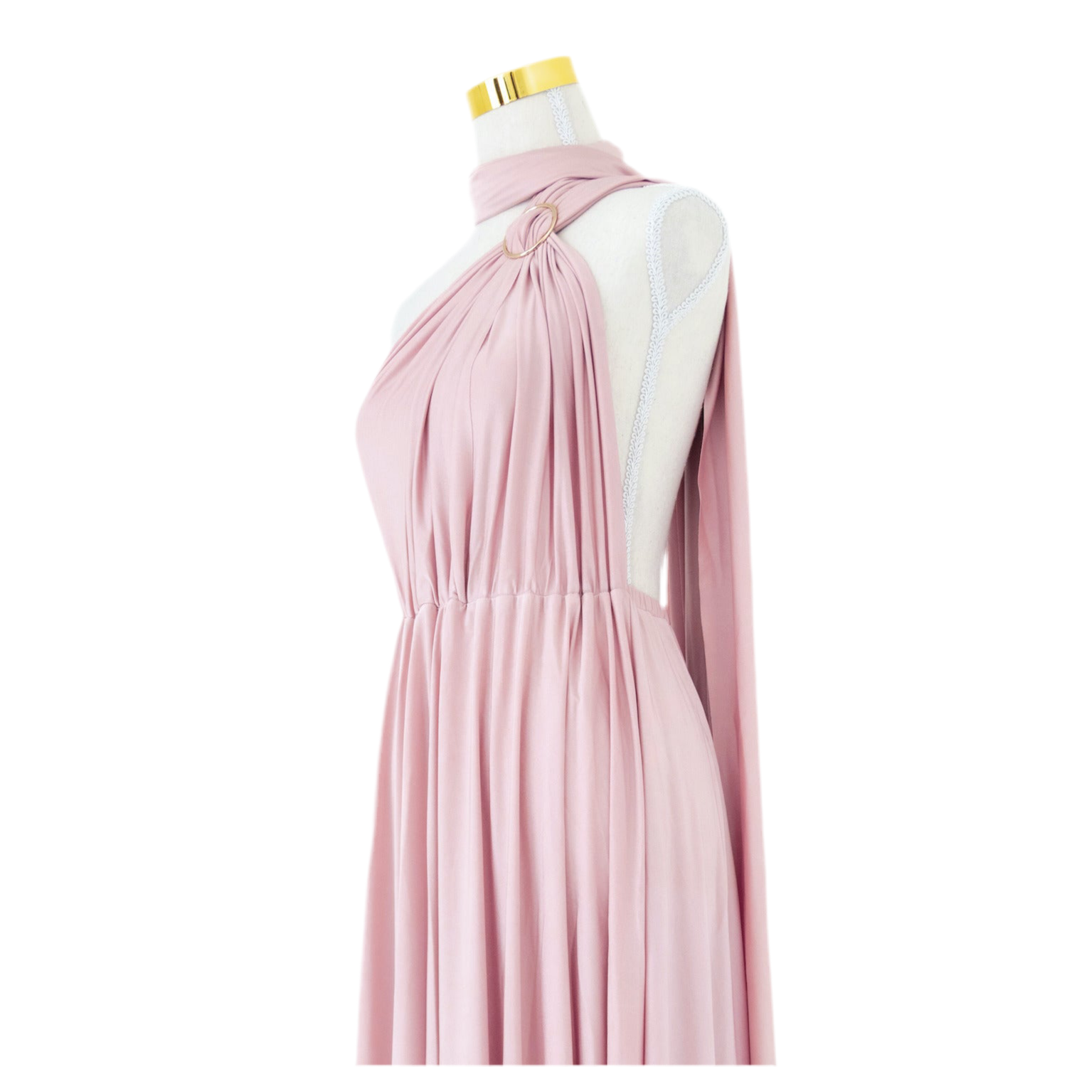 Infinity Multiway Bridesmaid Dresses Australia Blush Pink Luxe Satin Infinity Gown