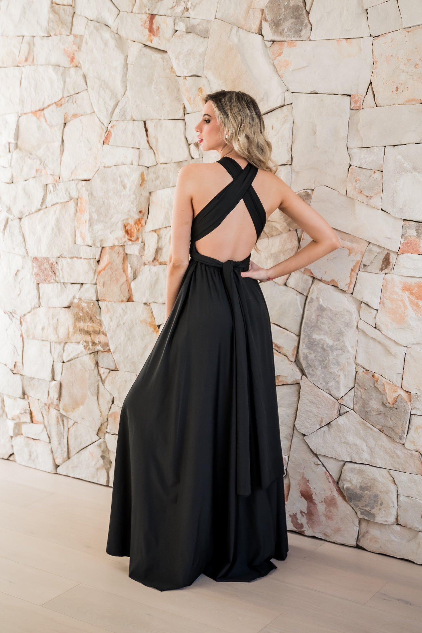 Black Infinity Gown - The Gown House 