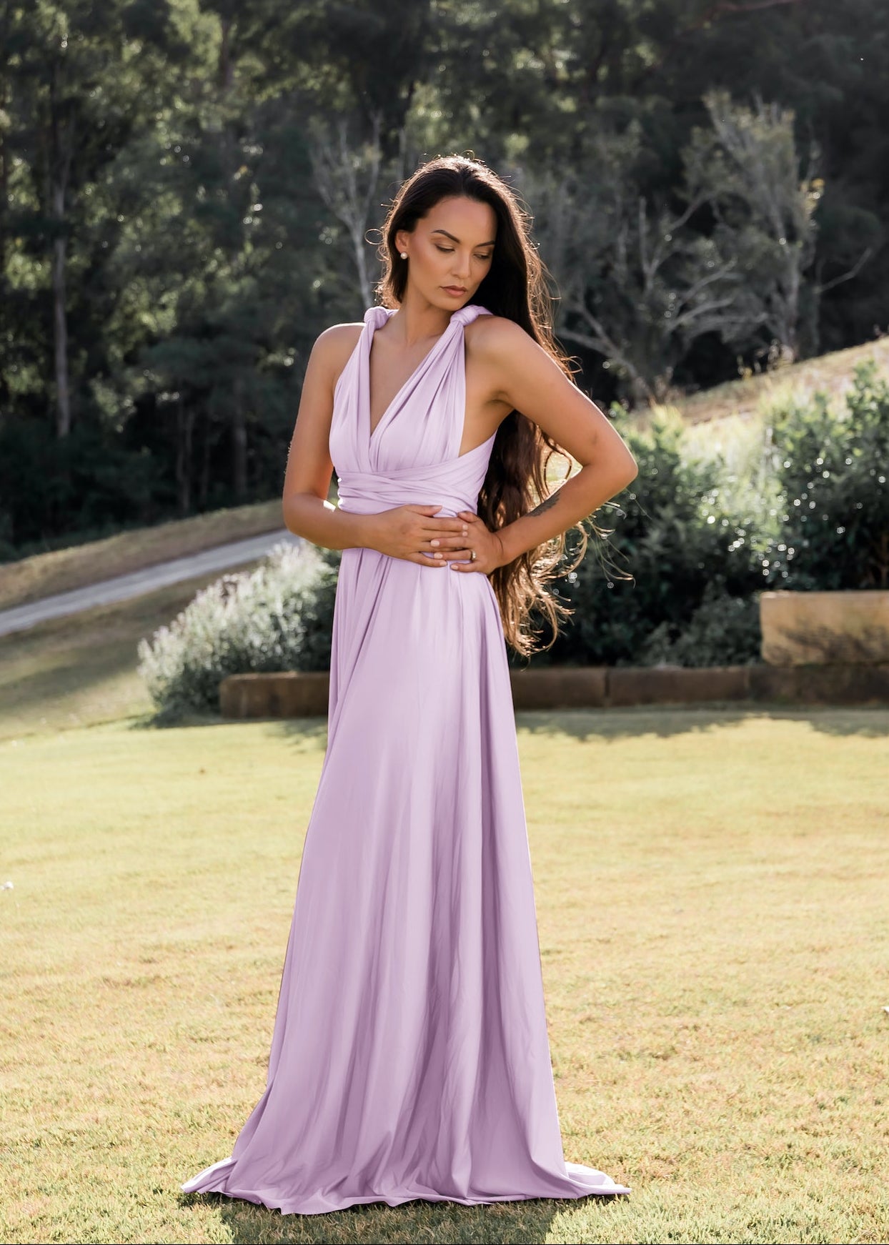 Lavender Infinity Gown