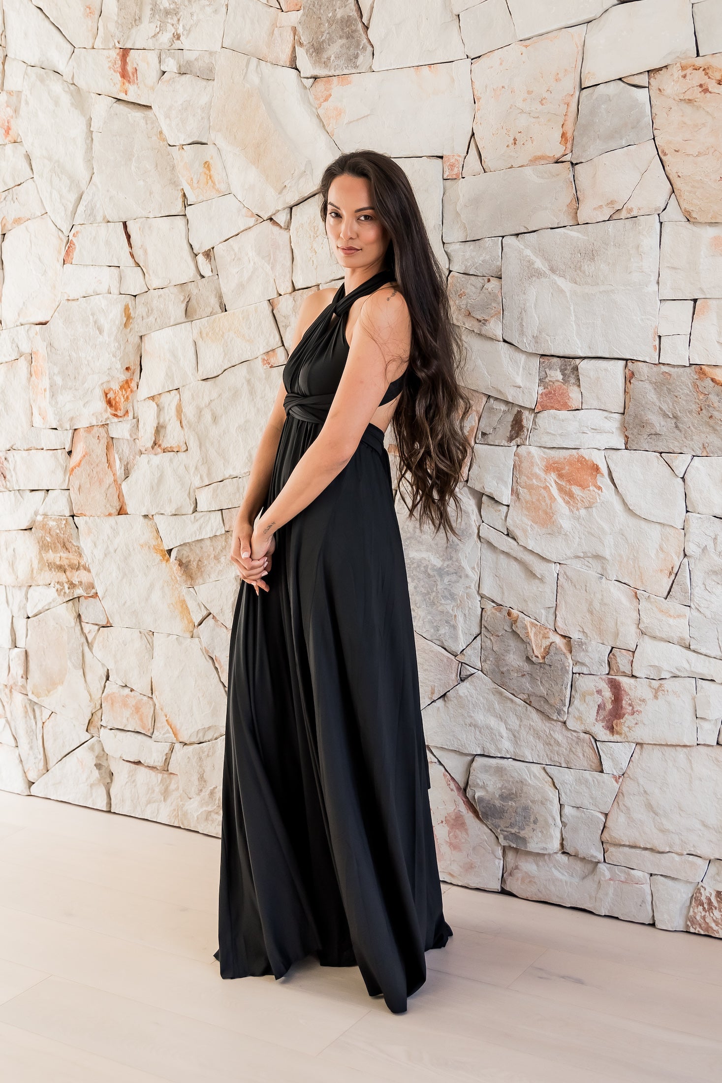 Black Infinity Gown - The Gown House 