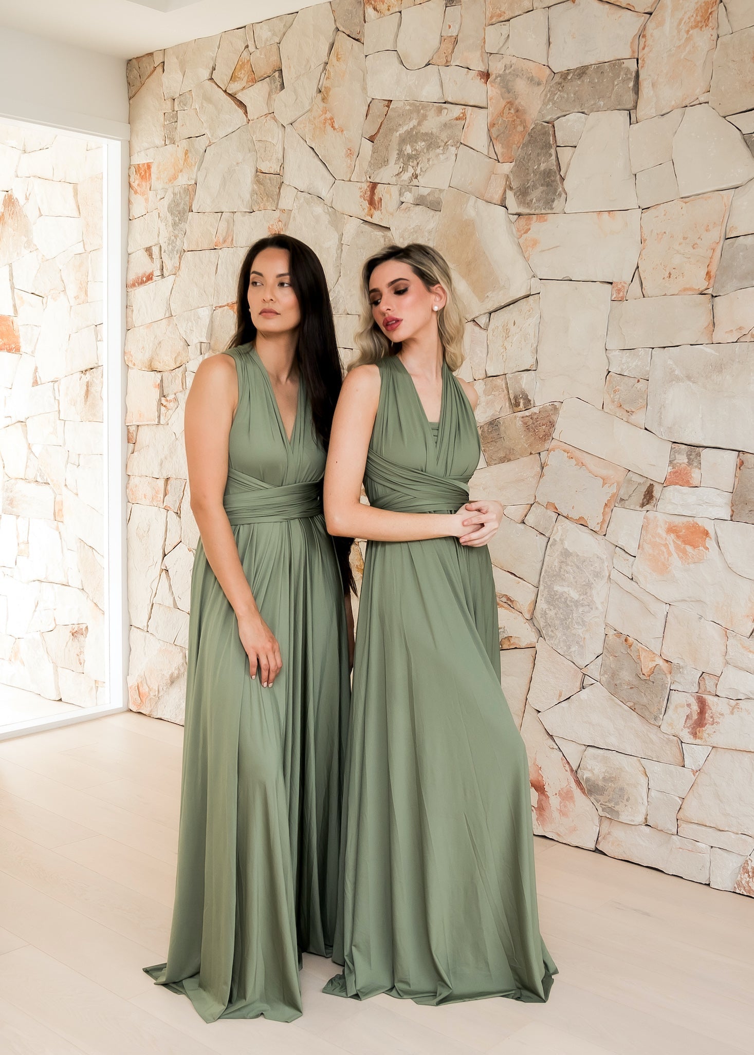 Sage Classic Infinity Gown