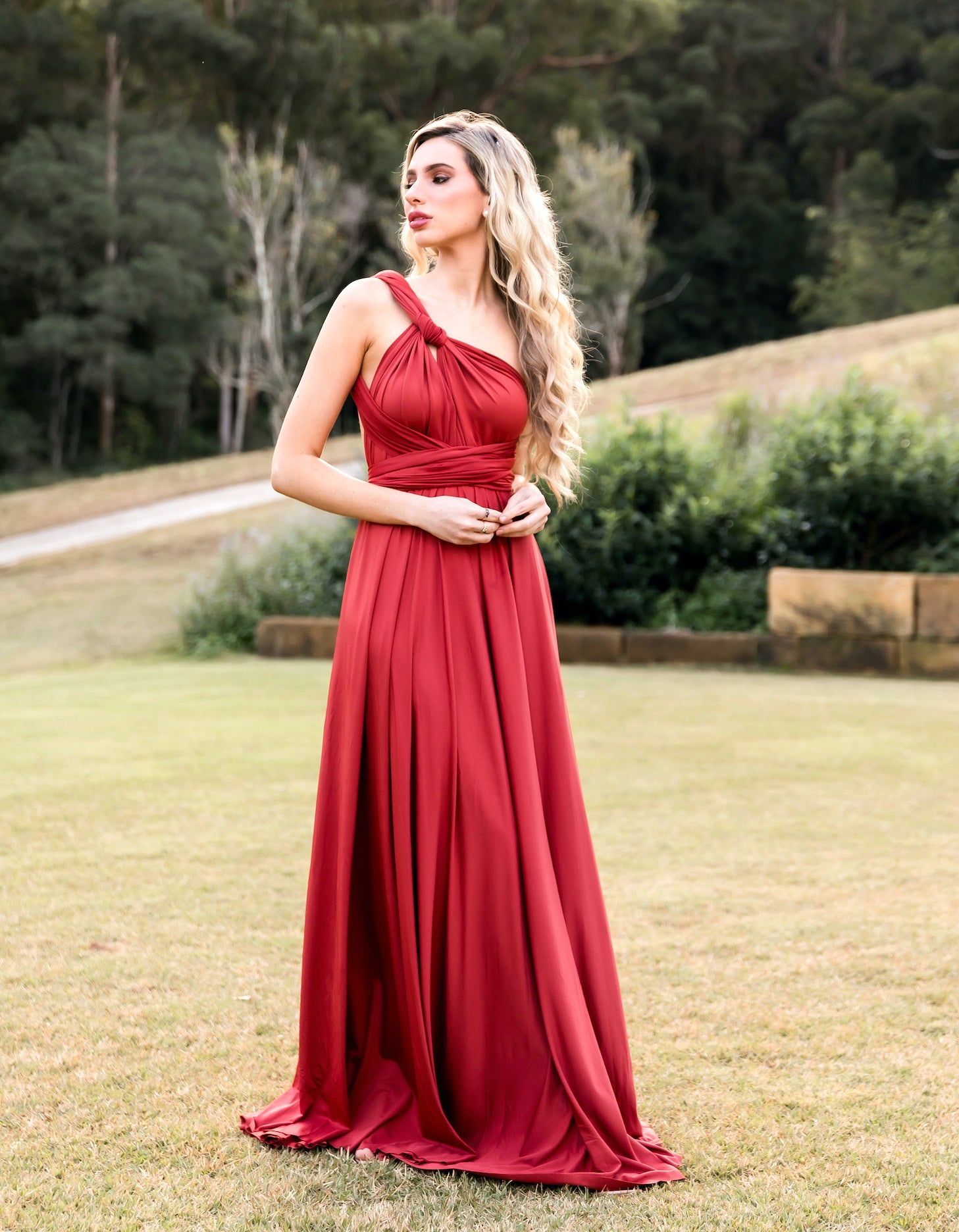 Rust Infinity Gown - The Gown House 