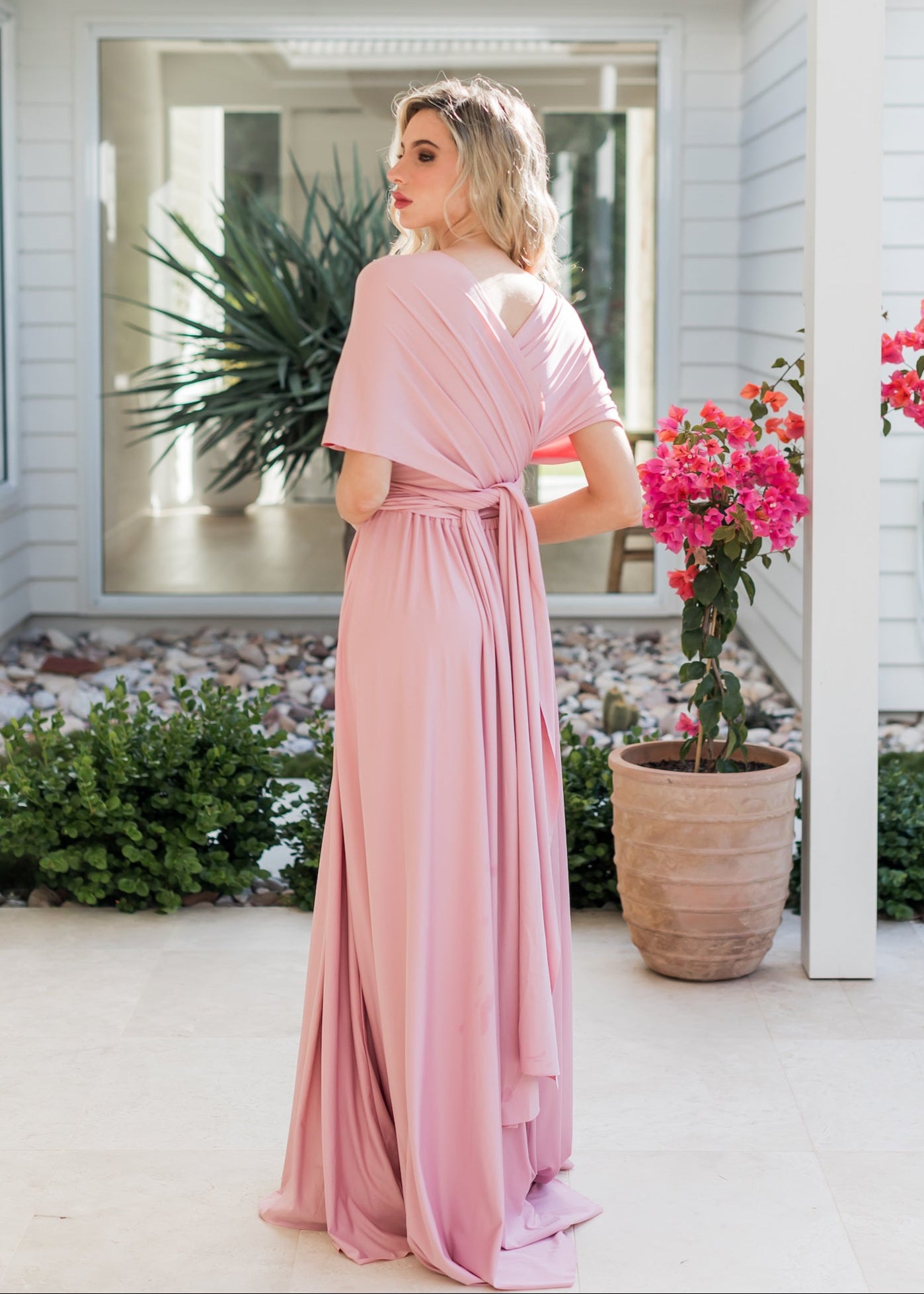 Blush Pink Classic Infinity Gown