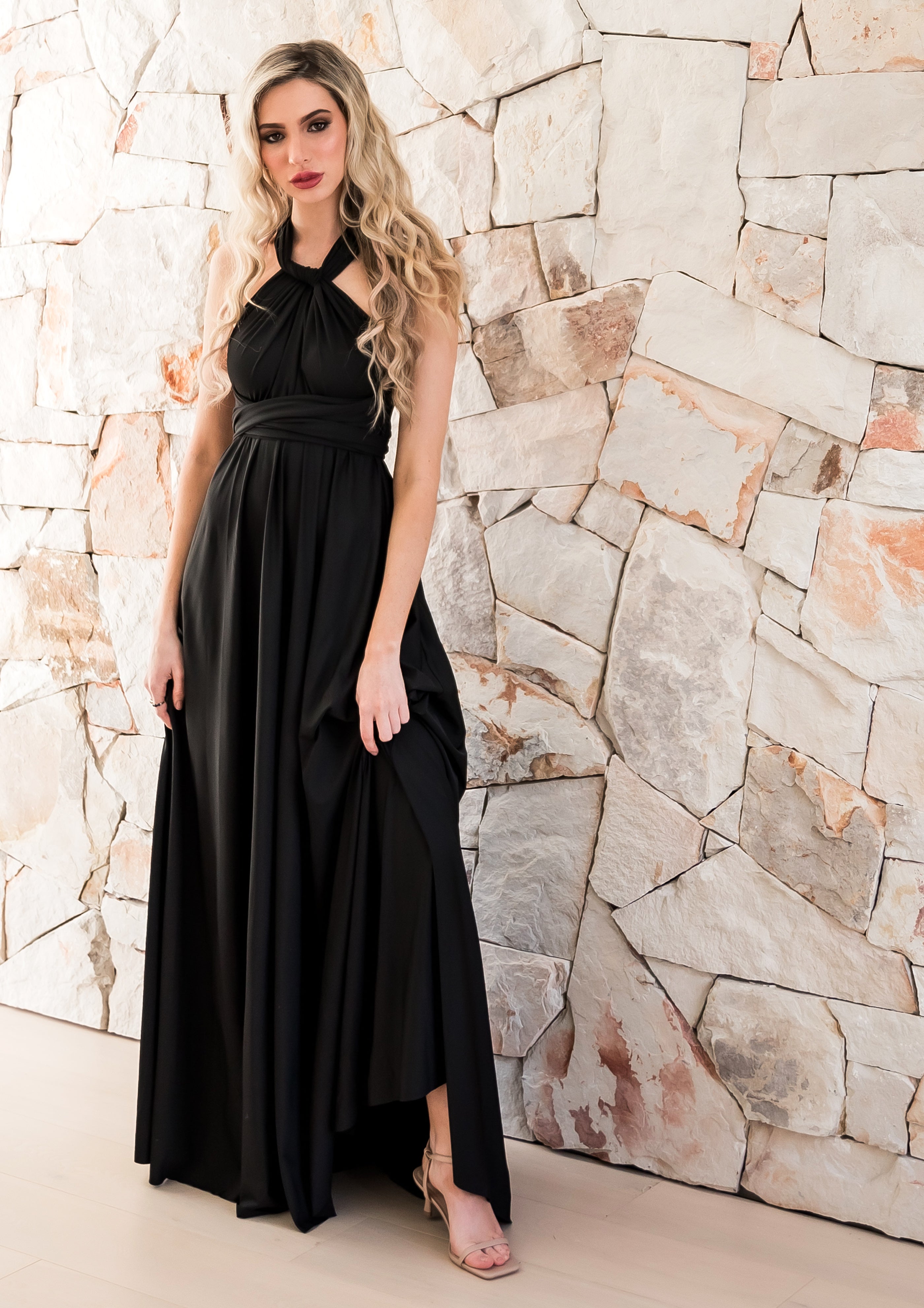 Black Infinity Gown