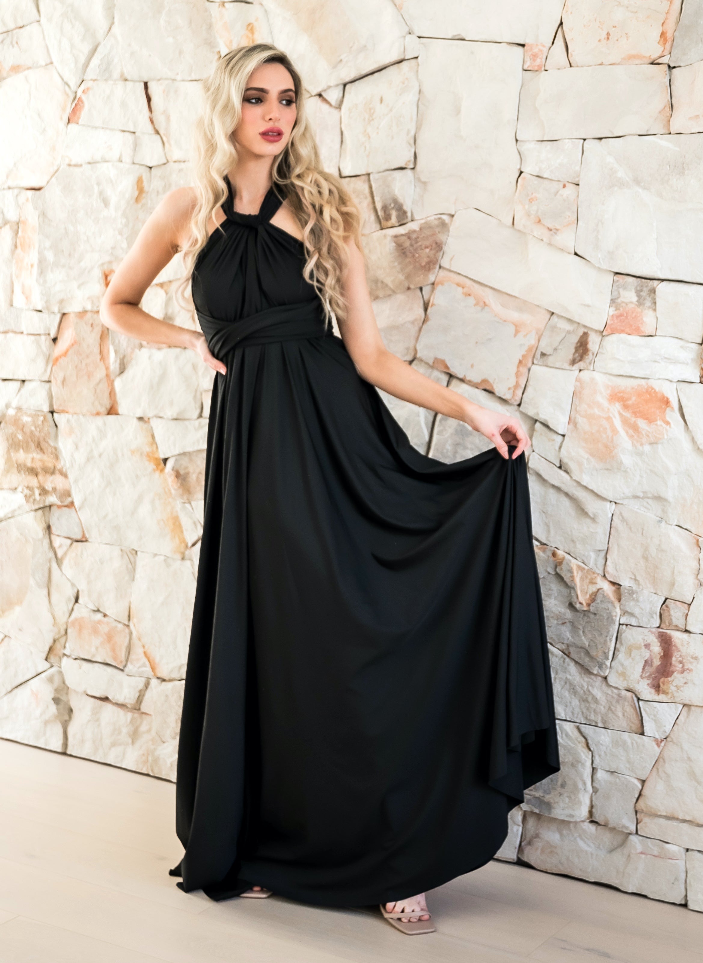 Black Infinity Gown