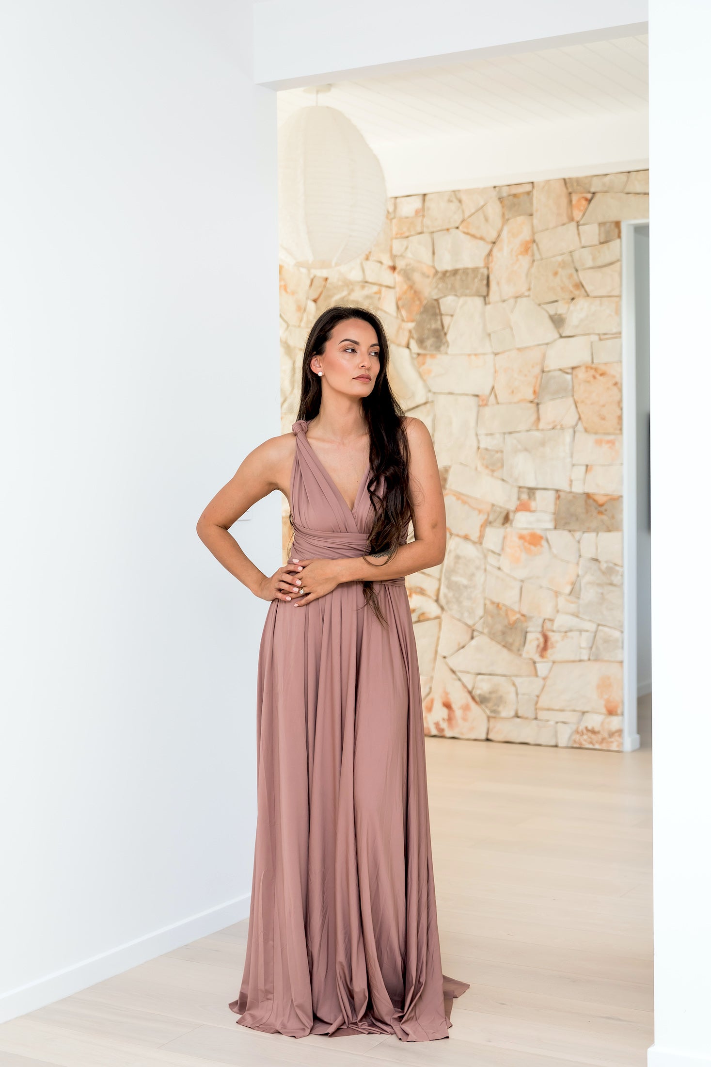 Dusty Orchid Infinity Gown