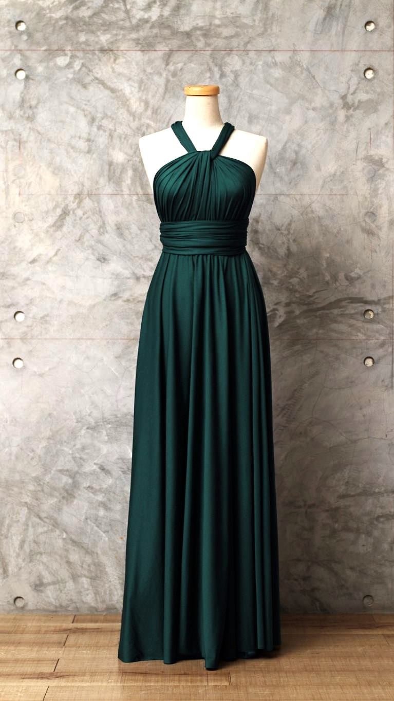 Emerald Bridesmaid Dress Infinity Dress Convertible Dress Multiway Dress Afterpay Bridesmaid