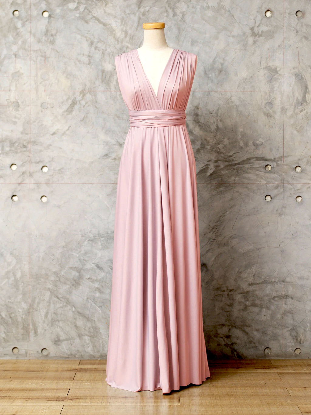 NUDE PINK/LIGHT PINK/BABY PINK INFINITY DRESS