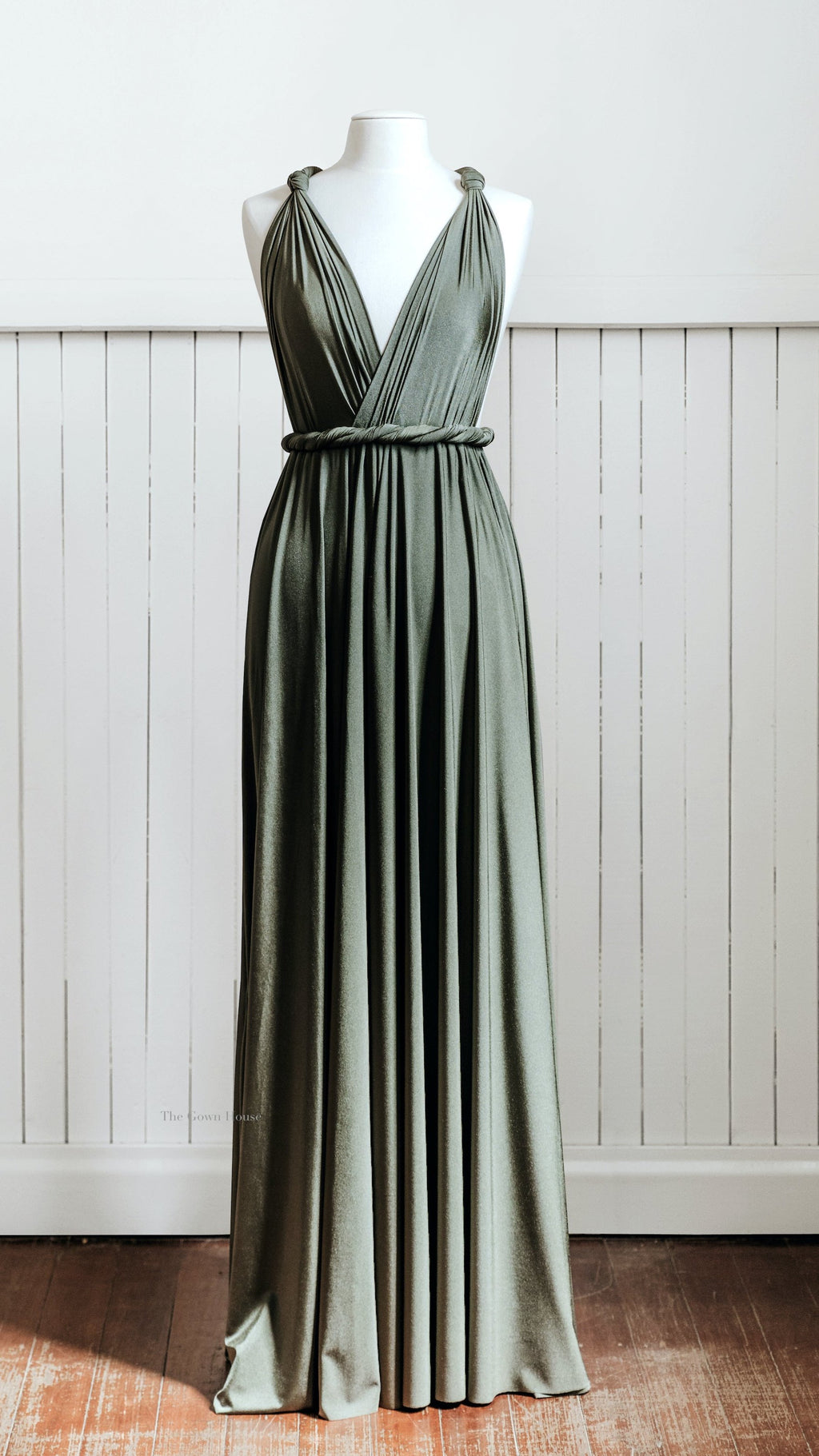 Dark Grey Infinity Bridesmaids Dress,Multiway,Convertable Dress